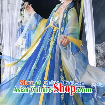 Traditional Woman Clothing Chinese Tang Dynasty Princess Hanfu Ancient China Palace Lady Costume