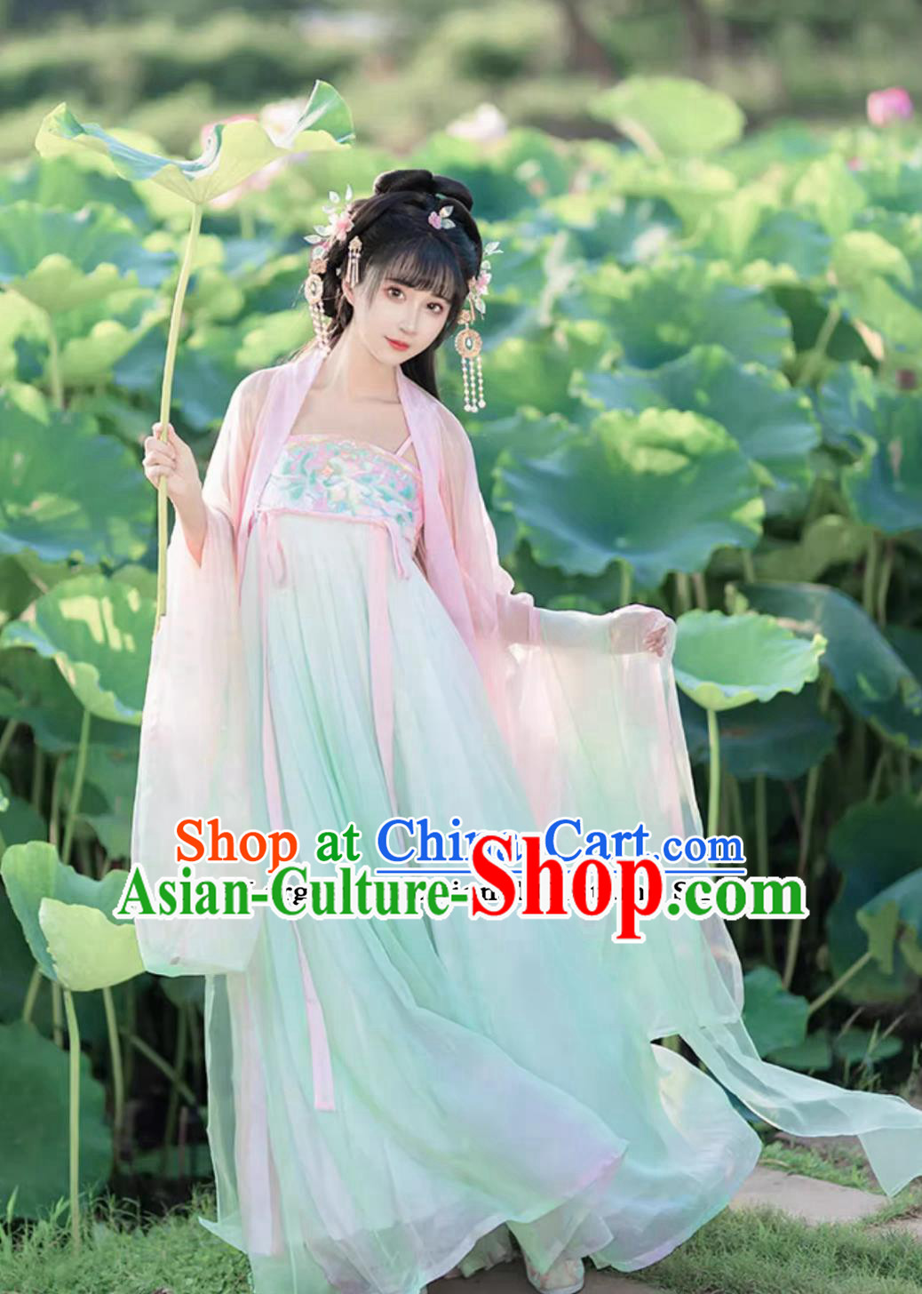 Chinese Traditional Clothing Tang Dynasty Princess Hanfu Ru Qun Robe Ancient China Young Woman Costume Chinese Traditional Clothing Tang Dynasty Princess Hanfu Ru Qun Robe Ancient China Young Woman Costume