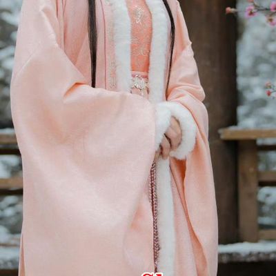 Ancient China Noble Queen Winter Clothing Chinese TV Drama Story of Kunning Empress Jiang Xue Ning Pink Dresses