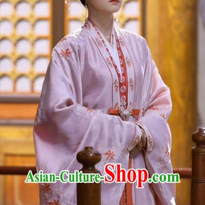 Chinese TV Drama Story of Kunning Empress Jiang Xue Ning Hanfu Clothing Ancient China Palace Woman Dress Costumes