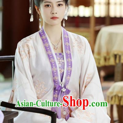 Chinese TV Drama Story of Kunning Jiang Xue Ning Hanfu Clothing Ancient China Noble Lady Dress Song Dynasty Costumes