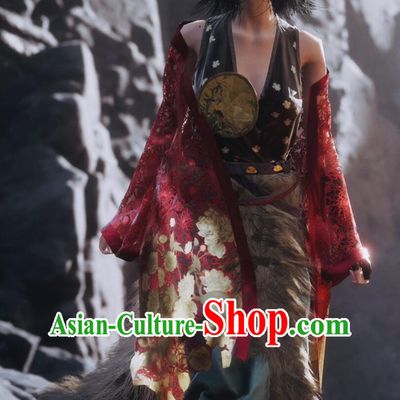 Black Myth Wukong Ping Ping Costume Ancient Chinese Fairy Clothing Little Fox Outfit