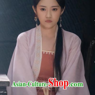 Ancient China Young Lady Clothing Traditional Chinese Song Dynasty Hanfu TV Drama Story of Kunning Princess You Fang Yin Dress