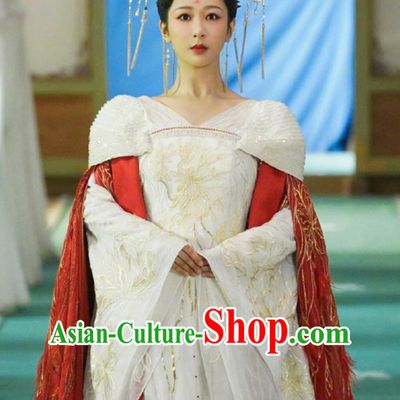 Traditional Chinese Palace Woman Hanfu TV Drama Lost You Forever Princess Haoling Jiu Yao Dress Ancient China Goddess Clothing