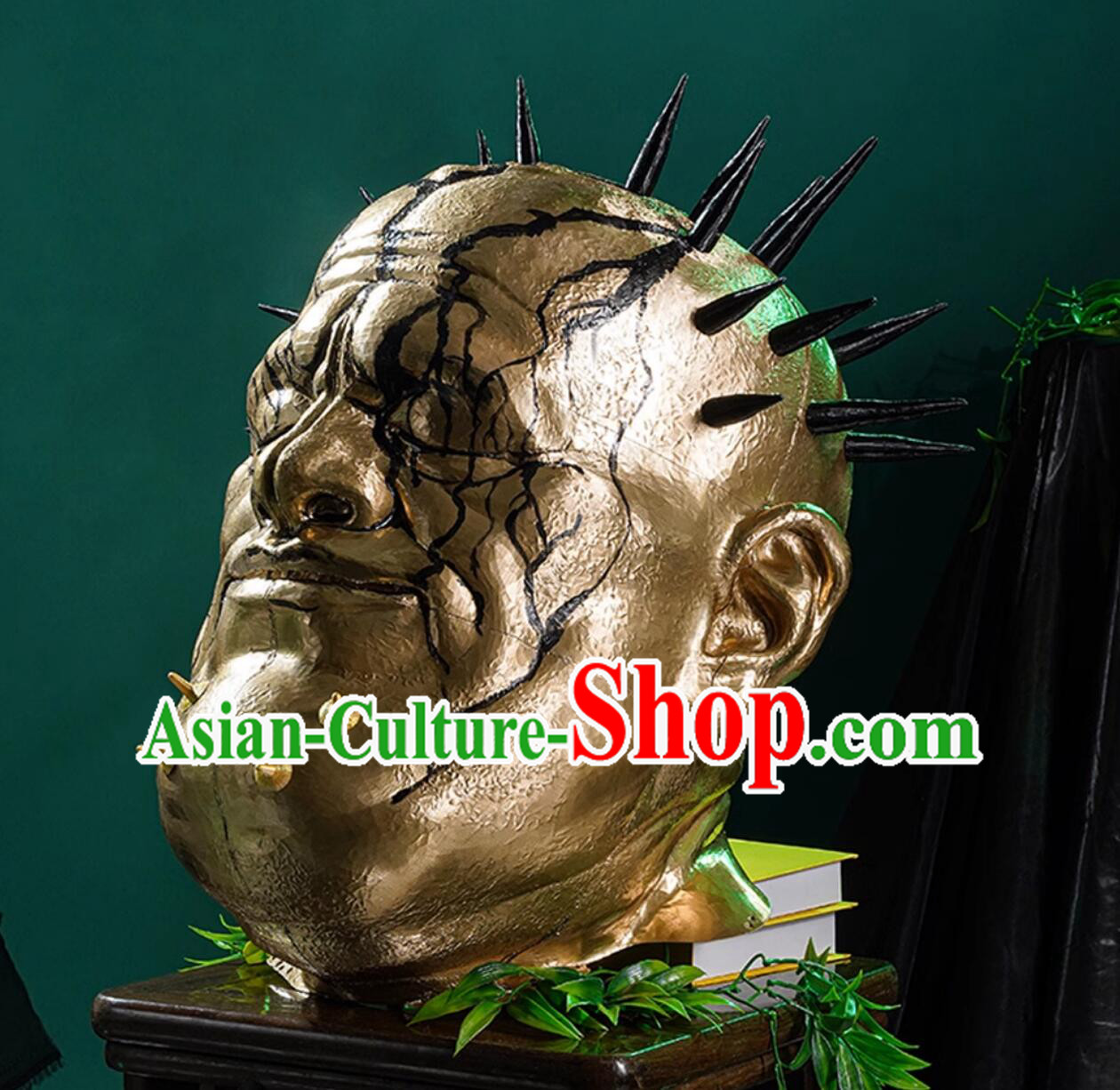 Black Myth Wukong Elder Jinchi Headwear Journey to the West Jin Chi Abbot Mask Black Myth Wukong Elder Jinchi Headwear Journey to the West Jin Chi Abbot Mask
