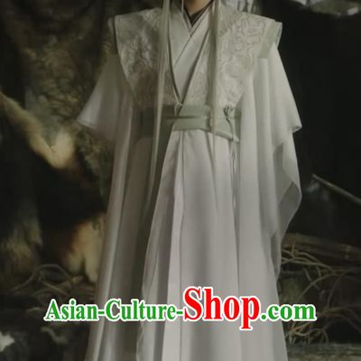 Chinese TV Drama Lost You Forever Demon King Xiang Liu Garment Costume Ancient China Swordsman Clothing Traditional Hanfu
