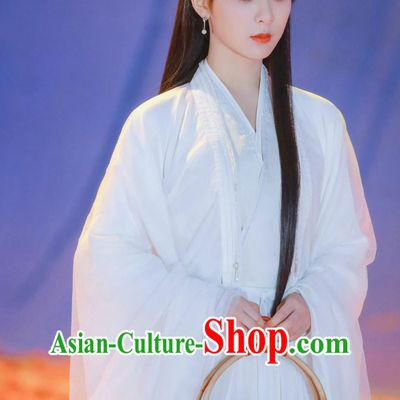 Traditional Chinese Hanfu TV Drama Lost You Forever Princess Xiao Yao Dress Costume Ancient China Noble Lady Clothing