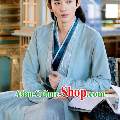 Ancient China Young Childe Clothing Traditional Chinese Male Hanfu TV Drama Lost You Forever Tushan Jing Costume
