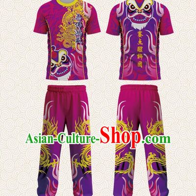 Professional Lion Dance Uniform Chinese Dragon Dance Clothing China Festival Performance Outfit