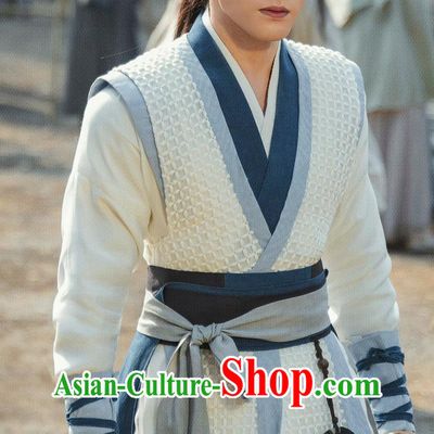 TV Series Snowy Night Timeless Love Young Hero Huo Zhan Bai Costume Chinese Traditional Hanfu Ancient China Swordsman Clothing