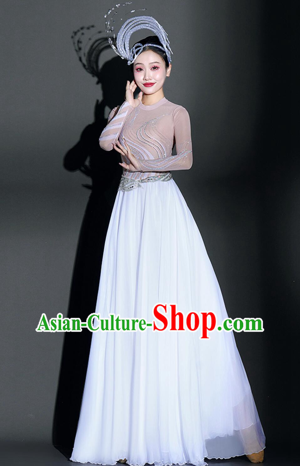Chinese Classical Dance Dress Women Group Dance Costume Traditional Dance Clothing Chinese Classical Dance Dress Women Group Dance Costume Traditional Dance Clothing