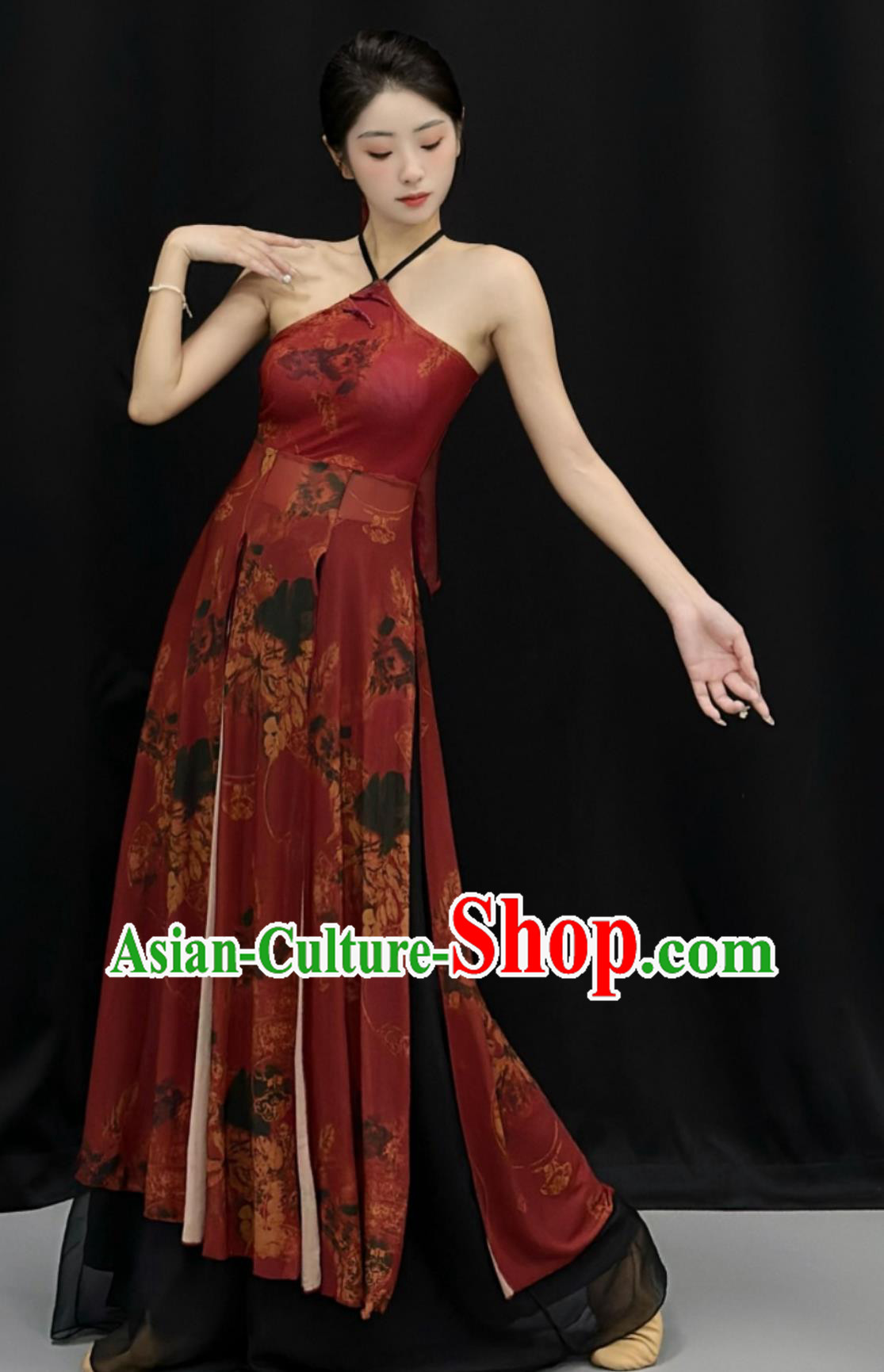 China Jazz Dance Dress Traditional Chinese Classical Dance Costume Woman Solo Dance Clothing