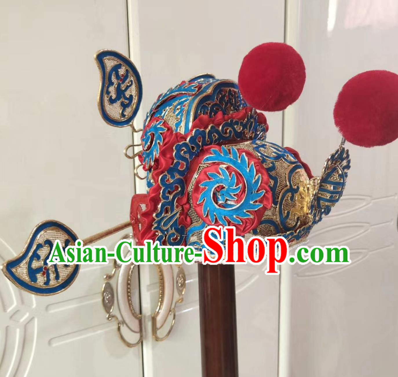 Handmade Chinese Beijing Opera Zhong Kui Hat China Peking Opera Laosheng Judge Headgear Handmade Chinese Beijing Opera Zhong Kui Hat China Peking Opera Laosheng Judge Headgear