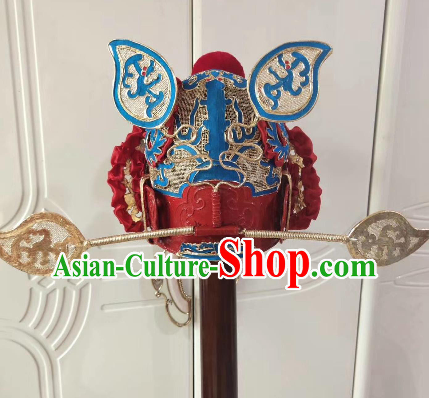 Handmade Chinese Beijing Opera Zhong Kui Hat China Peking Opera Laosheng Judge Headgear Handmade Chinese Beijing Opera Zhong Kui Hat China Peking Opera Laosheng Judge Headgear