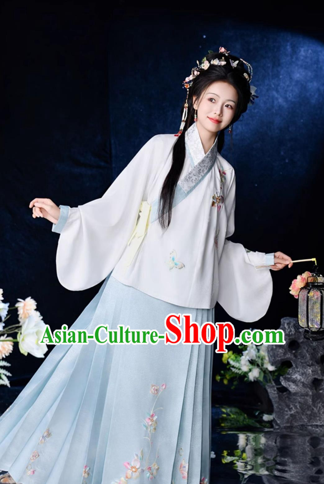 Chinese Ming Dynasty Noble Woman Costumes China Traditional Hanfu Dresses Ancient Palace Princess Clothing