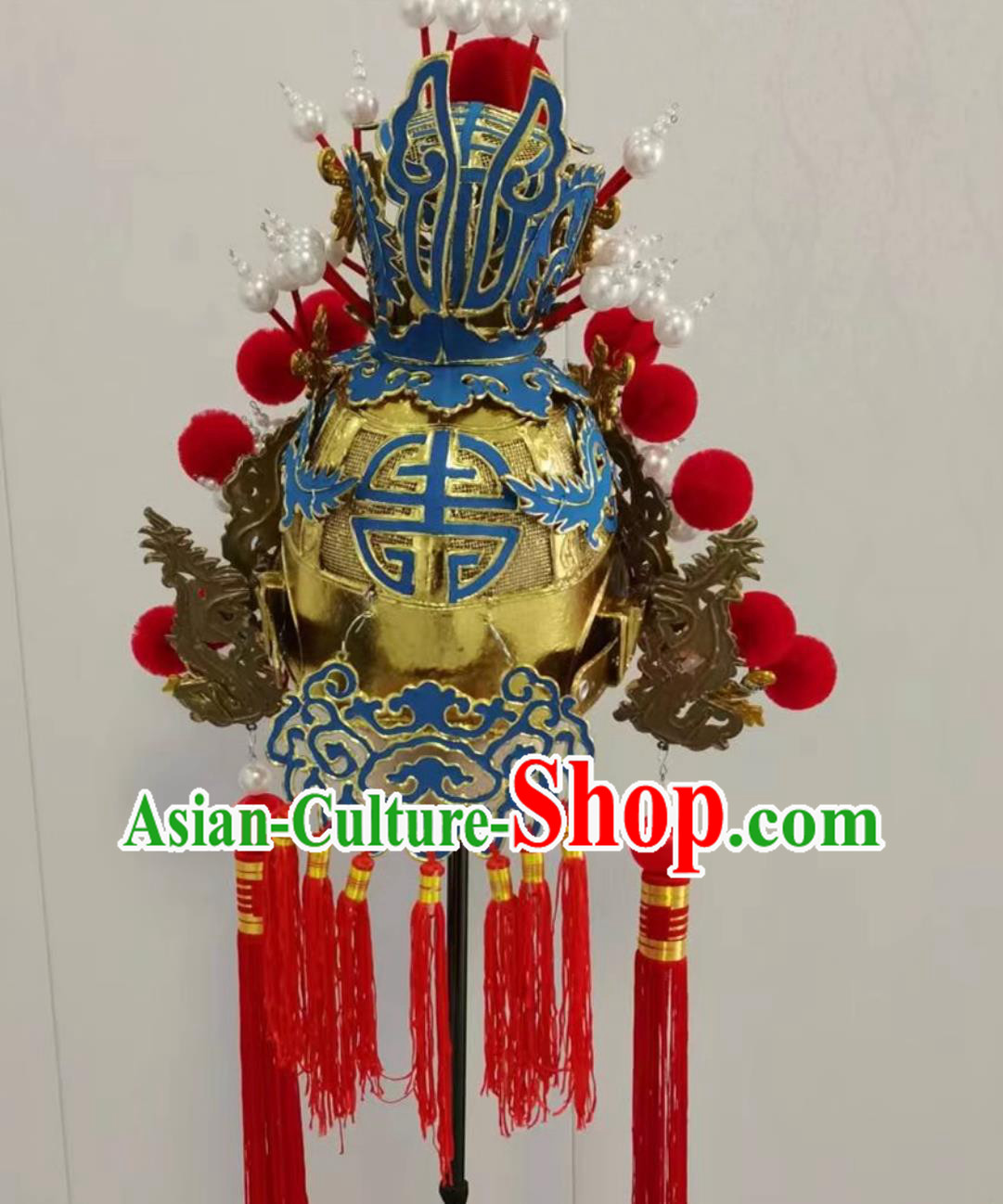 Chinese Peking Opera Xiaosheng Headgear Handmade Traditional Opera Prince Helmet China Beijing Opera Headpiece Chinese Peking Opera Xiaosheng Headgear Handmade Traditional Opera Prince Helmet China Beijing Opera Headpiece
