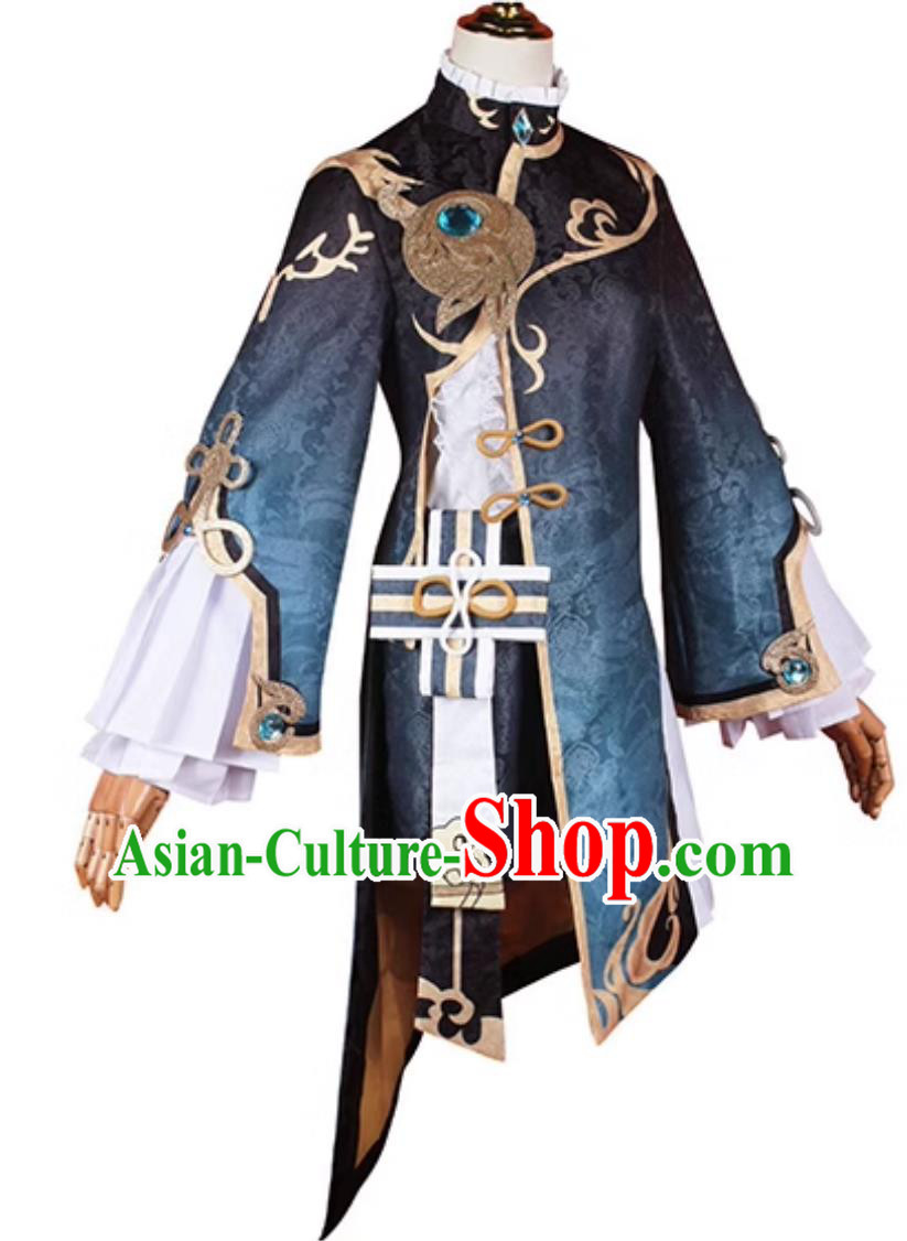 Genshin Impact Xingqiu Cosplay Costume Young Master Chinese Style Gaming Anime Outfit
