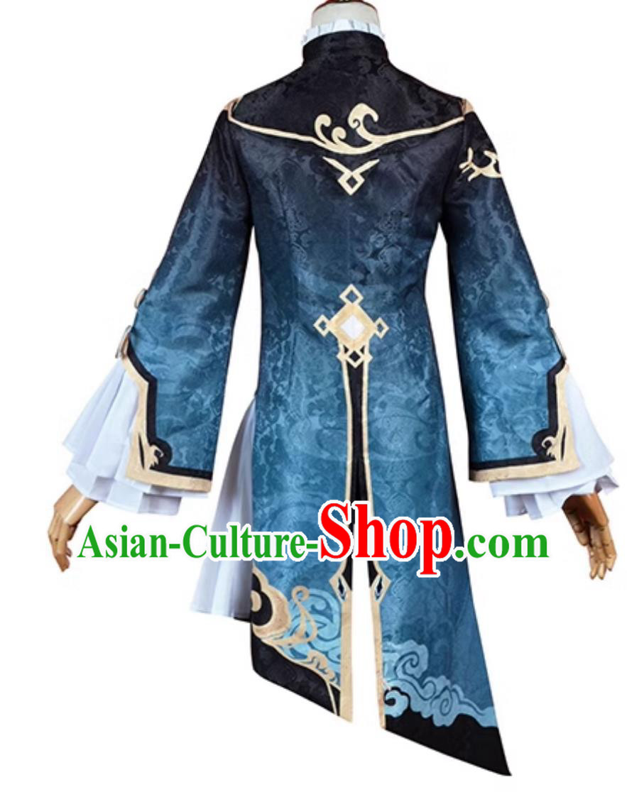 Genshin Impact Xingqiu Cosplay Costume Young Master Chinese Style Gaming Anime Outfit