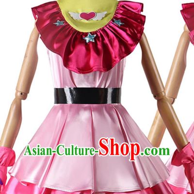 Costume For Cosplay Hoshino Ai Character From An Anime I Follow Female School Pink Dress