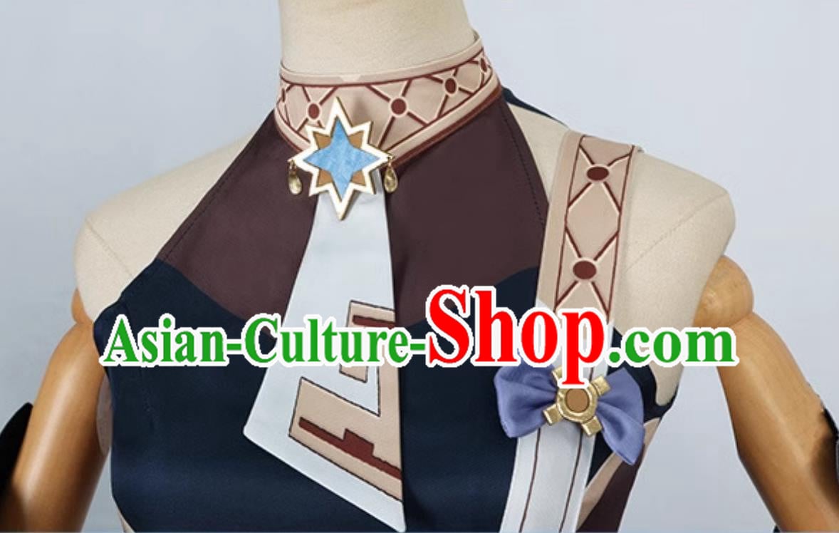 Genshin Impact Doli Cosplay Costume Female Full Set for Game Performance Outfit Genshin Impact Doli Cosplay Costume Female Full Set for Game Performance Outfit