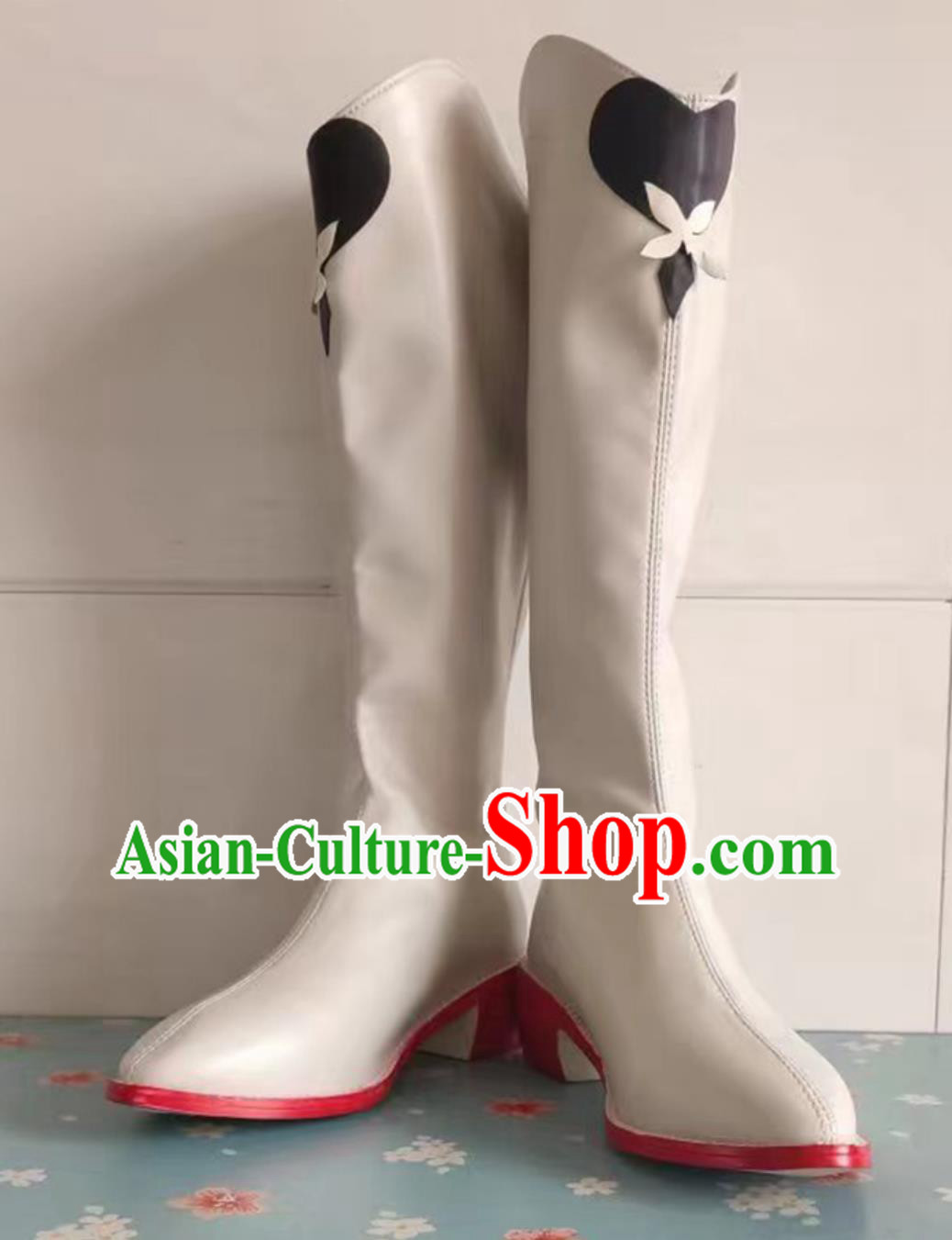 Racing Miku Hatsune Miku Cosplay Shoes Female Medium Heeled Boots Racing Miku Hatsune Miku Cosplay Shoes Female Medium Heeled Boots