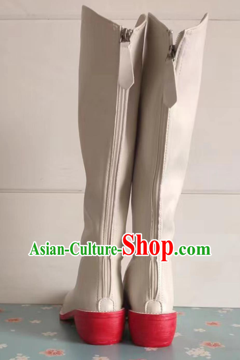 Racing Miku Hatsune Miku Cosplay Shoes Female Medium Heeled Boots Racing Miku Hatsune Miku Cosplay Shoes Female Medium Heeled Boots