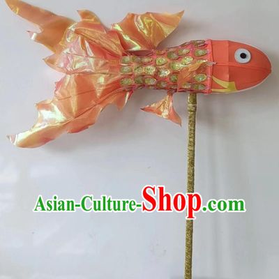 Handmade Fish Lantern Chinese Spring Festival Gala Stage Performance Property China Classical Dance Lamp