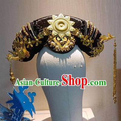 Empresses In The Palace Consort Hua Headdress Qing Dynasty Imperial Consort Hairpiece Ancient Chinese Style Hair Accessories