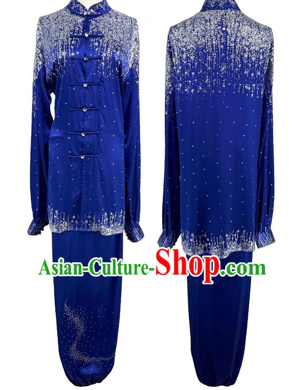 Galaxy Diamond Tai Chi Suit Chinese Wushu Competition Costume Tai Chi Performance Clothing Galaxy Diamond Tai Chi Suit Chinese Wushu Competition Costume Tai Chi Performance Clothing