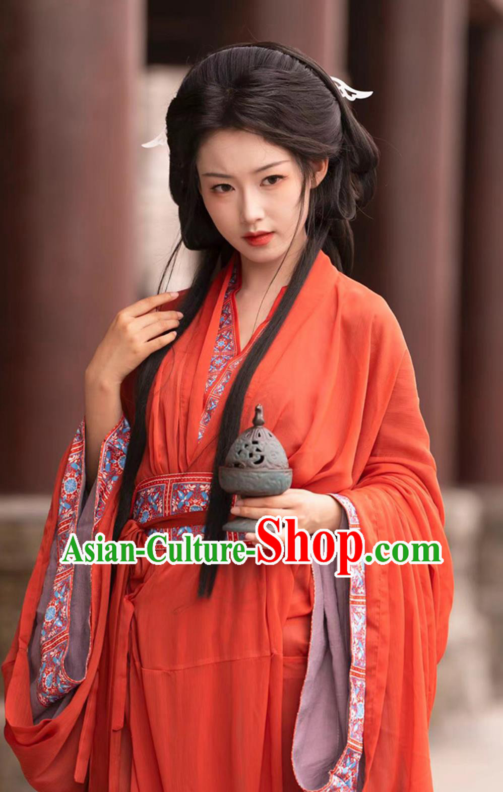 Chinese Hanfu Warring States Robes Ancient Princess Costumes Red Training Dress Chinese Hanfu Warring States Robes Ancient Princess Costumes Red Training Dress