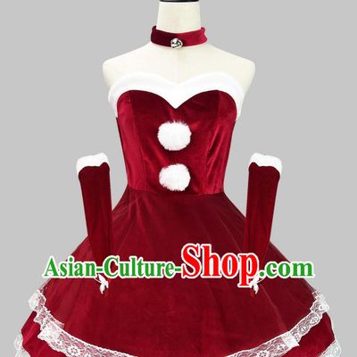 Christmas Costume Stage Performance New Year Party Dress Sexy Christmas Outfit Bunny Girl Rabbit Suit