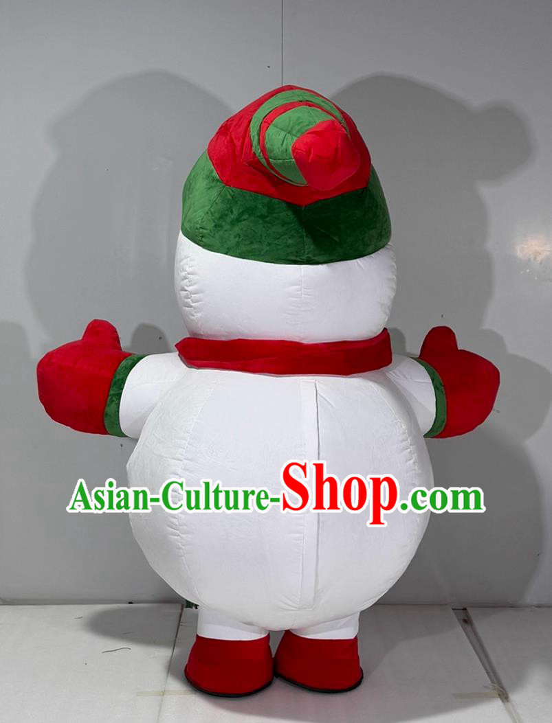 Christmas Snowman Inflatable Cartoon Costume Halloween Event Performance Mascot Clothing Christmas Snowman Inflatable Cartoon Costume Halloween Event Performance Mascot Clothing