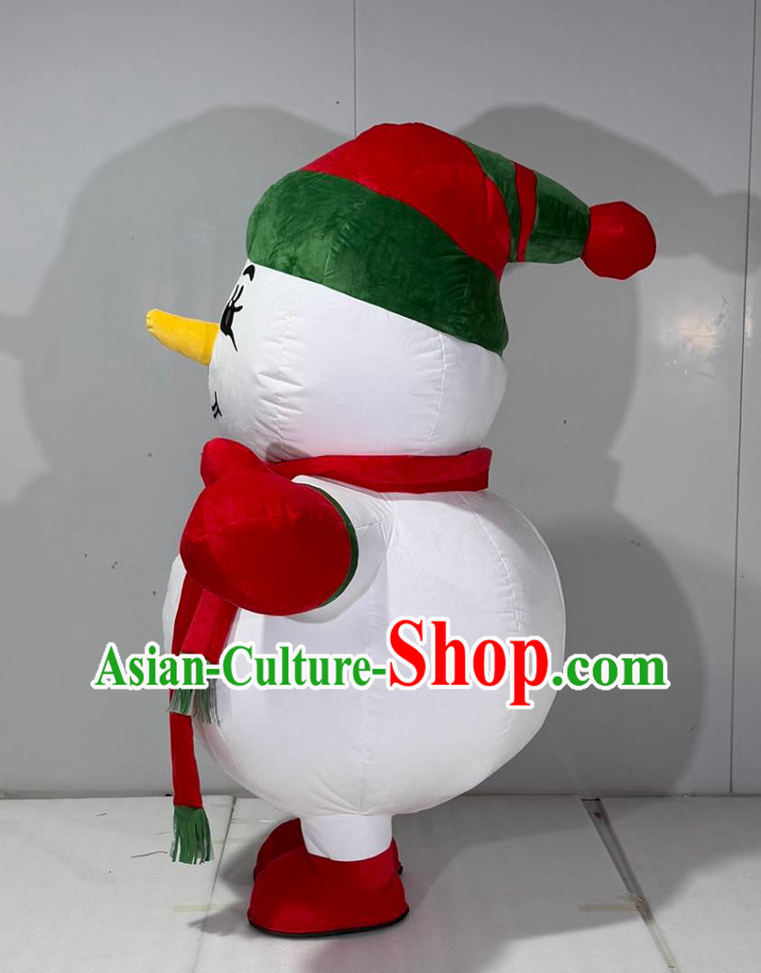 Christmas Snowman Inflatable Cartoon Costume Halloween Event Performance Mascot Clothing Christmas Snowman Inflatable Cartoon Costume Halloween Event Performance Mascot Clothing