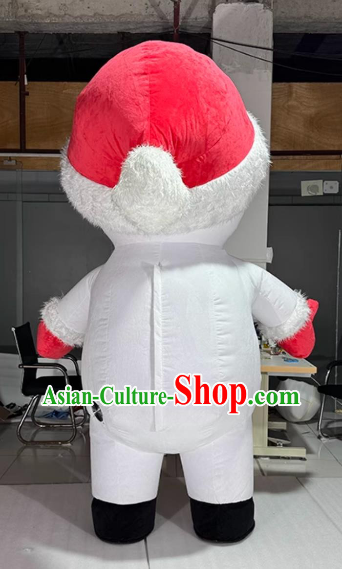 Snowman Inflatable Cartoon Costume New Year Event Performance Mascot Clothing Snowman Inflatable Cartoon Costume New Year Event Performance Mascot Clothing