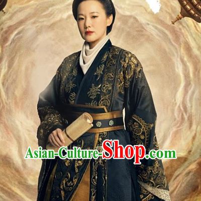 TV Drama Wind Rises in Luoyang Queen Dress Traditional Tang Dynasty Empress Clothing Ancient Chinese Wu Ze Tian Costume