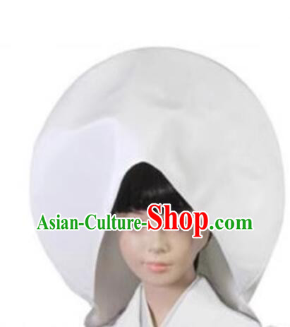 Handmade White Hat Japanese Bride Shiromuku Kimono Headpiece Japan Wedding Headwear Handmade White Hat Japanese Bride Shiromuku Kimono Headpiece Japan Wedding Headwear
