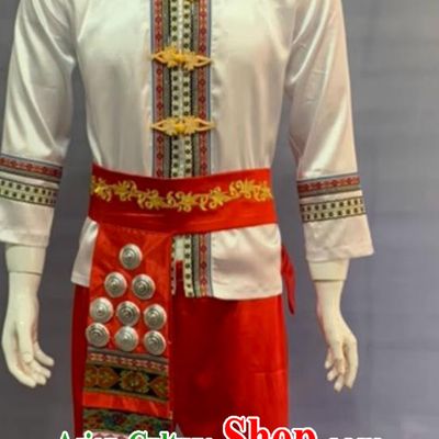 Chinese Folk Dance Costume Shanbei Yangko Performance Wear Male Yangge Dance Outfit