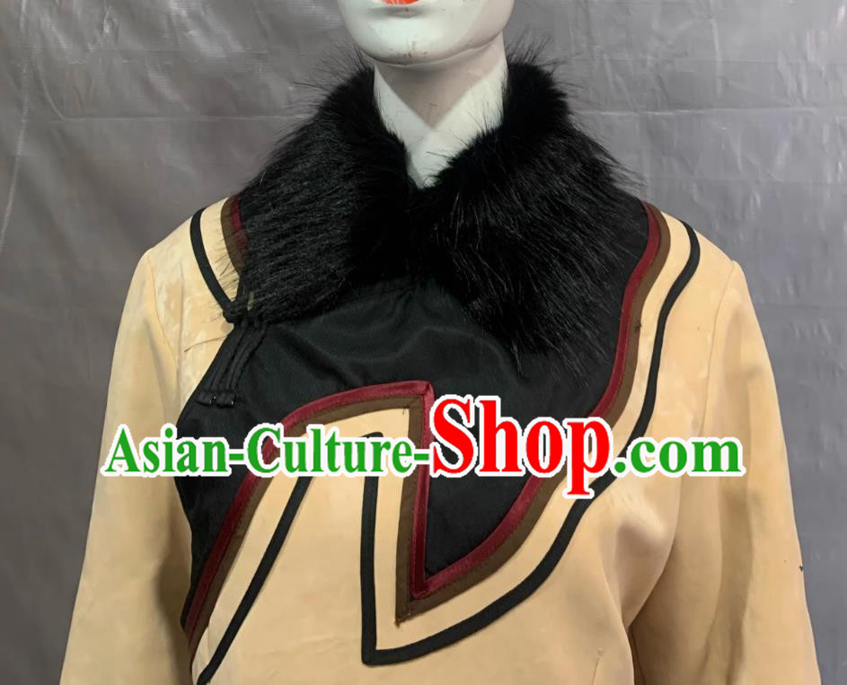 Oroqen Ethnic Costume Men Chinese Minority Performance Dance Attire Oroqen Ethnic Costume Men Chinese Minority Performance Dance Attire