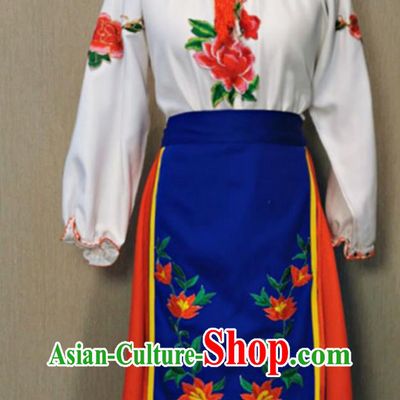 Russian National Performance Costume Traditional Stage Performance Dress