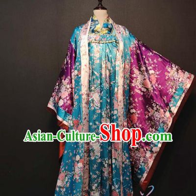 Japanese Kimono Dress Cos Cherry Blossom Festival Dance Fashion Show Traditional Yukata