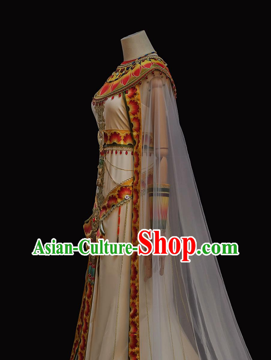 Daughter Of The Nile Kyle Cosplay Costume Egyptian Queen Dress Daughter Of The Nile Kyle Cosplay Costume Egyptian Queen Dress