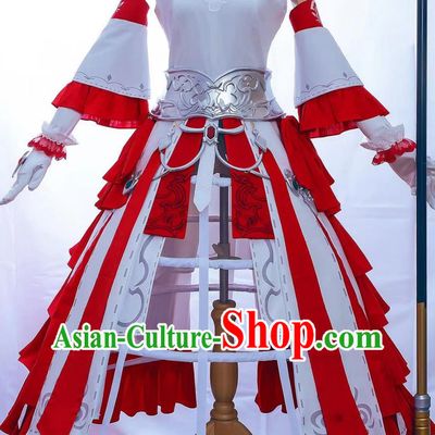 Final Fantasy XIV White Mage Dress Halloween Cosplay Manifestation Costume Set