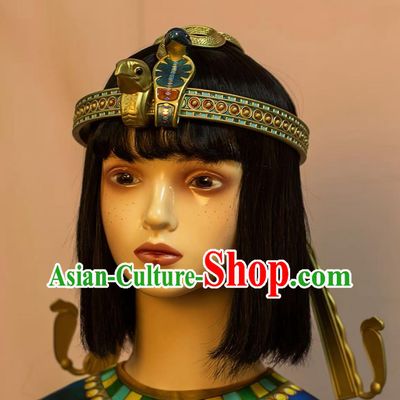 Handmade Tutankhamun Crown Traditional Egyptian Replica Headpiece Queen Headwear
