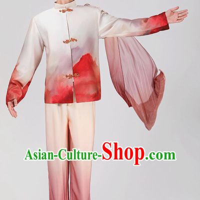 Chinese Dance Outfit Modern Dance Suit Traditional Tang Suit