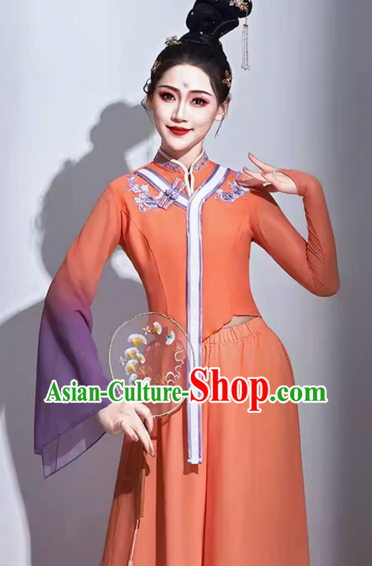 Jiaozhou Yangko Performance Outfit Women Group Dance Costume Chinese Style Classical Dance Clothing Jiaozhou Yangko Performance Outfit Women Group Dance Costume Chinese Style Classical Dance Clothing