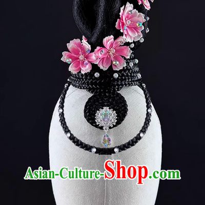 Yun Guan Chun Chen Dance Headdress Chinese Classical Dance Headdress Ancient Style Hair Bun