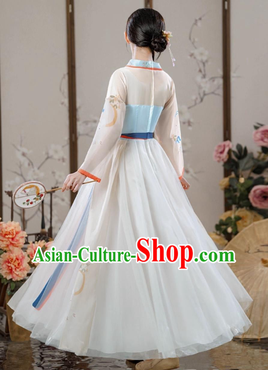 Flower Goddess Hanfu Women Ancient Style Improved Dress Traditional Chinese Clothing Flower Goddess Hanfu Women Ancient Style Improved Dress Traditional Chinese Clothing