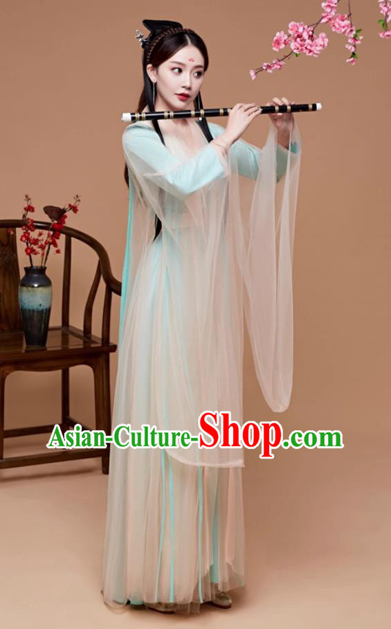 Ancient Hanfu Women Classical Dance Performance Costume Traditional Chinese Fairy Dress Ancient Hanfu Women Classical Dance Performance Costume Traditional Chinese Fairy Dress