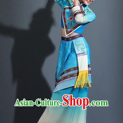 Yangko Dance Costume Chinese Folk Dance Clothing On The Field Of Hope Village Girl Tea-Picking Dance Outfit