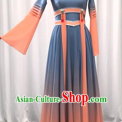 Mongolian Dance Costume Women Chinese Ethnic Style Classic Dance Dress Stage Performance Clothing